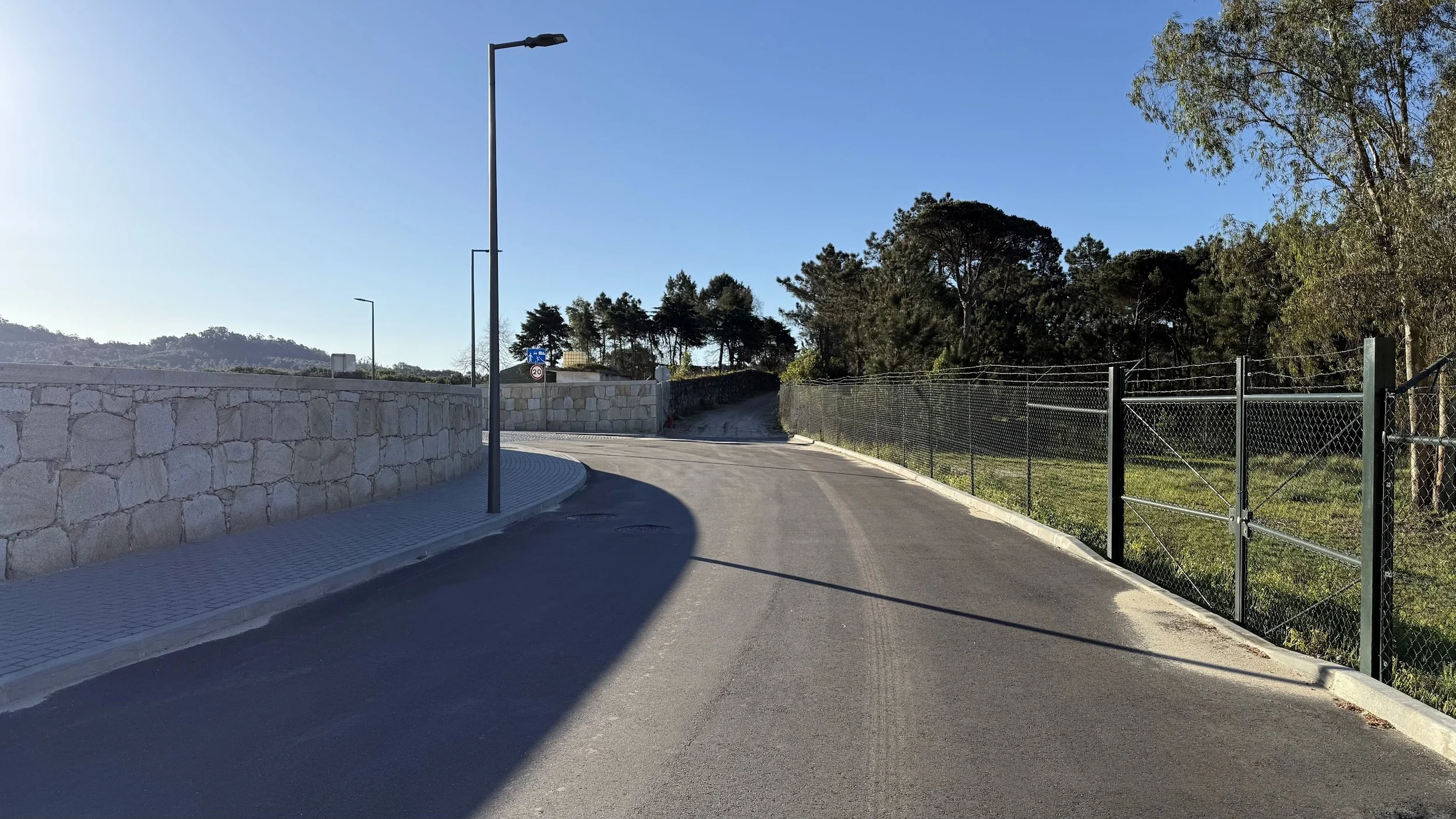 Arruamentos em calçada de granito