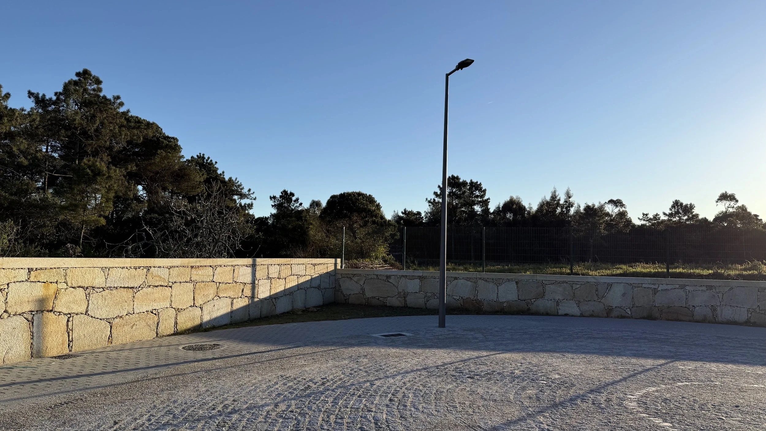 Terreno preparado para construção